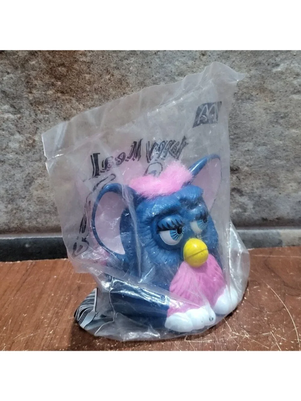 McDonalds Happy Meal Blue Pink Furby 1998 Sealed Original Plastic Packaging